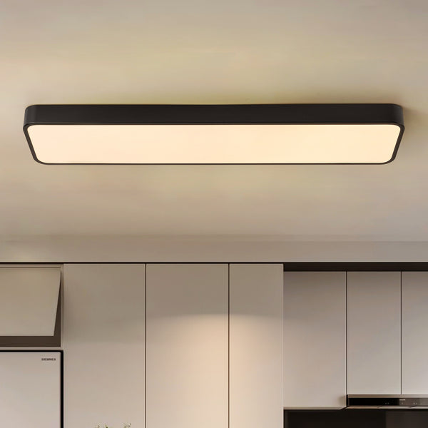 Lumisca LED Wood Integrated Contemporary Flush Mount (35")