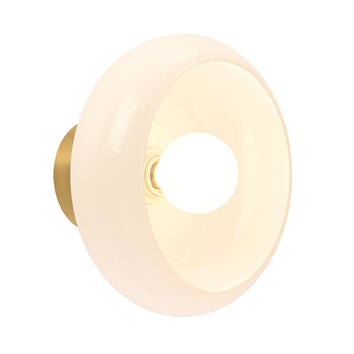 Hearthline 1-Light Dimmable Retro Bowl Shade Wall Sconce (10") Brightelier