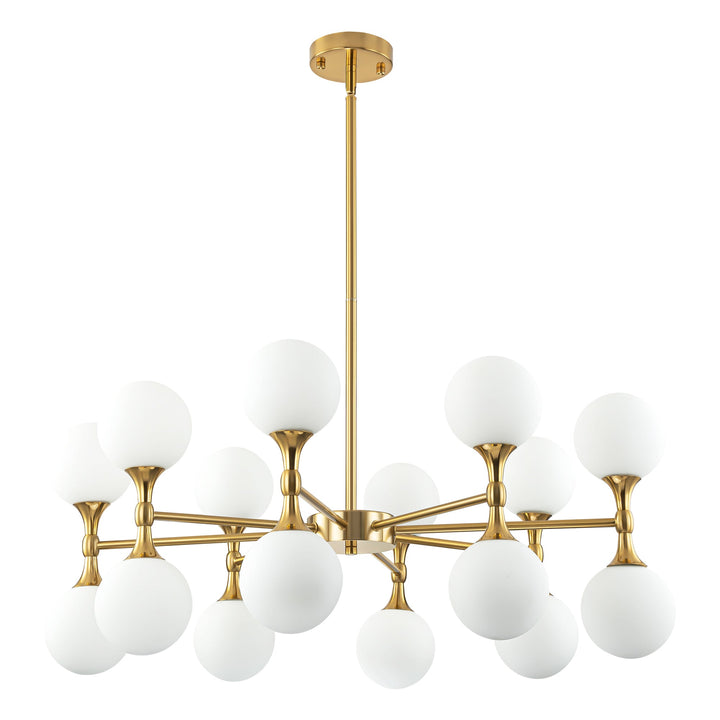 Dresqui 16-Light Dimmable Sputnik Linear Modern Chandelier (33") My Store