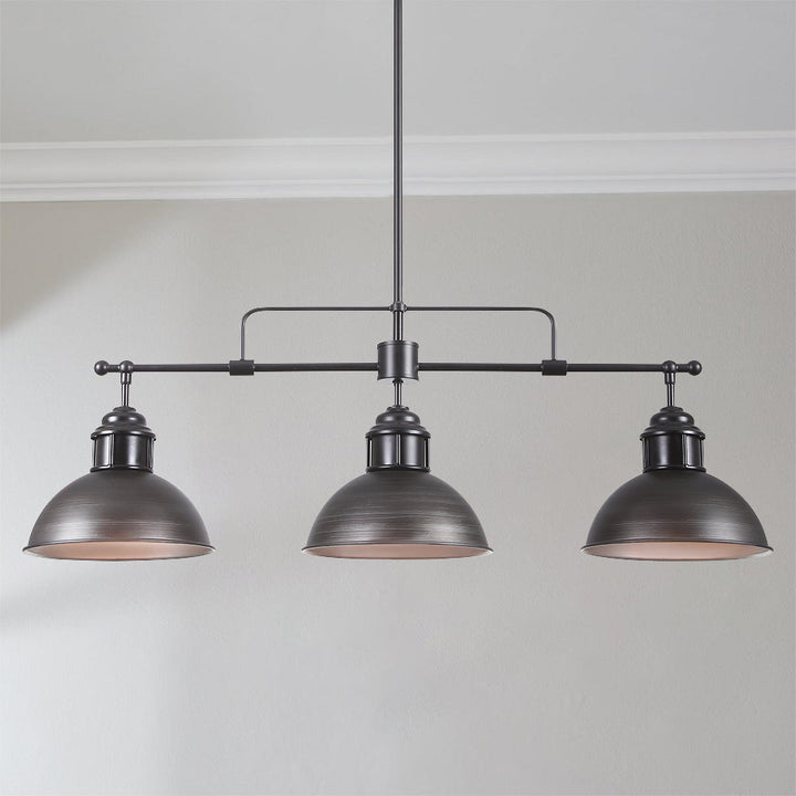 Zenvia 3-Light Kitchen Island Linear Industrial Pendant (35") My Store