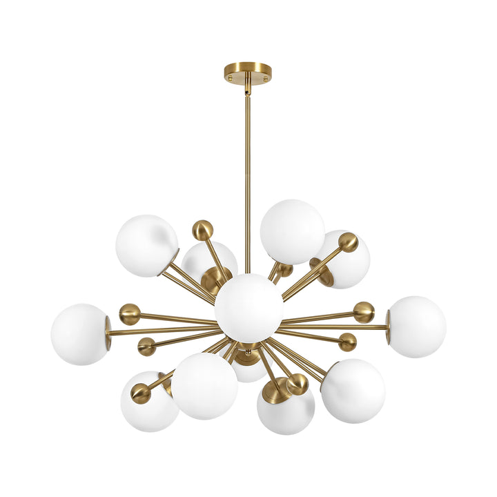 Roxley 12-Light Glass Bubble Sputnik Glam Chandelier (37") Brightelier