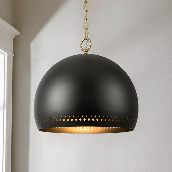 Noctiva 1-Light Dimmable Dome Modern Kitchen Island Pendant (14")