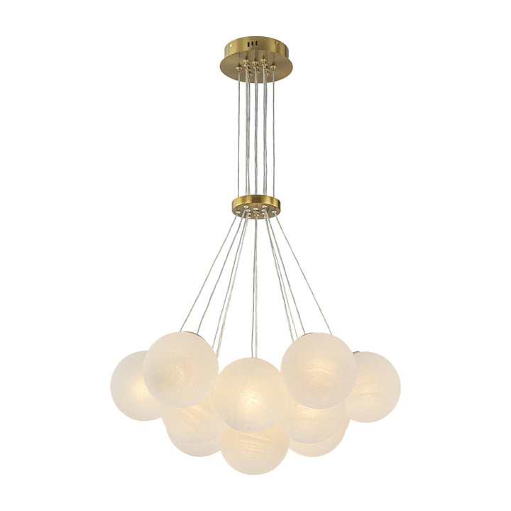 Orbina 13-Light Globe Bubble Traditional Chandelier (26") Brightelier