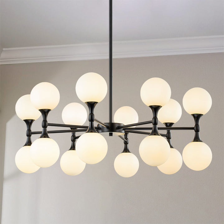 Dresqui 16-Light Dimmable Sputnik Linear Modern Chandelier (33") My Store