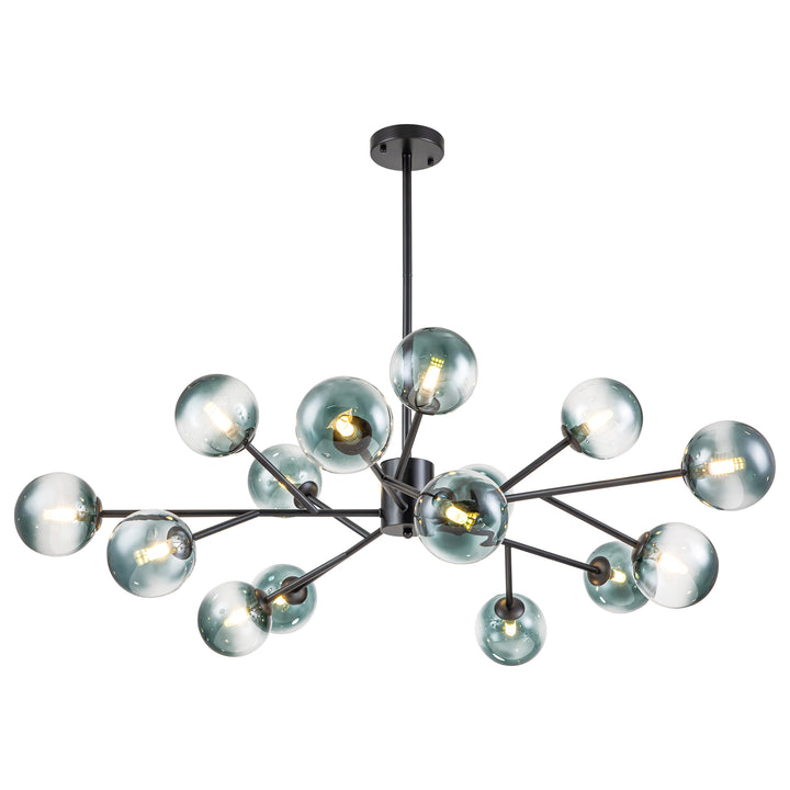 Veylin 15-Light Sputnik Modern Linear Glass Bubble Chandelier(41") My Store