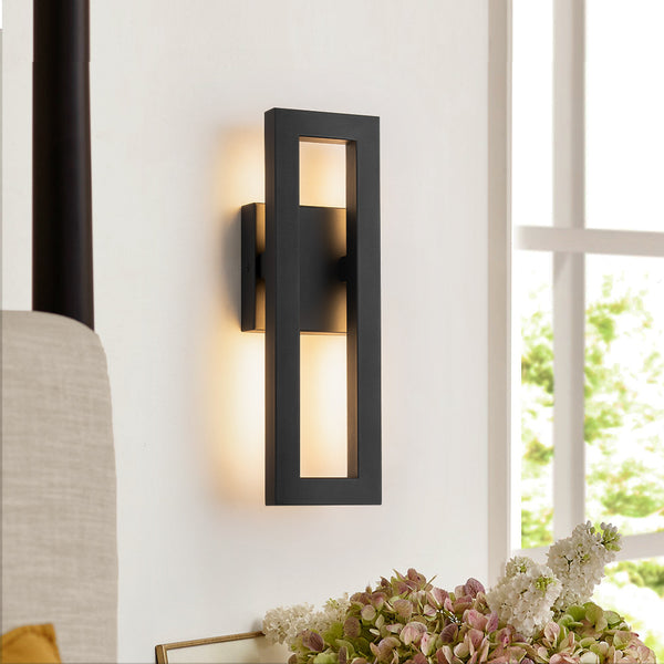 Castrelle 1-Light Aluminum LED Industrial Outdoor Wall Sconce (5") My Store