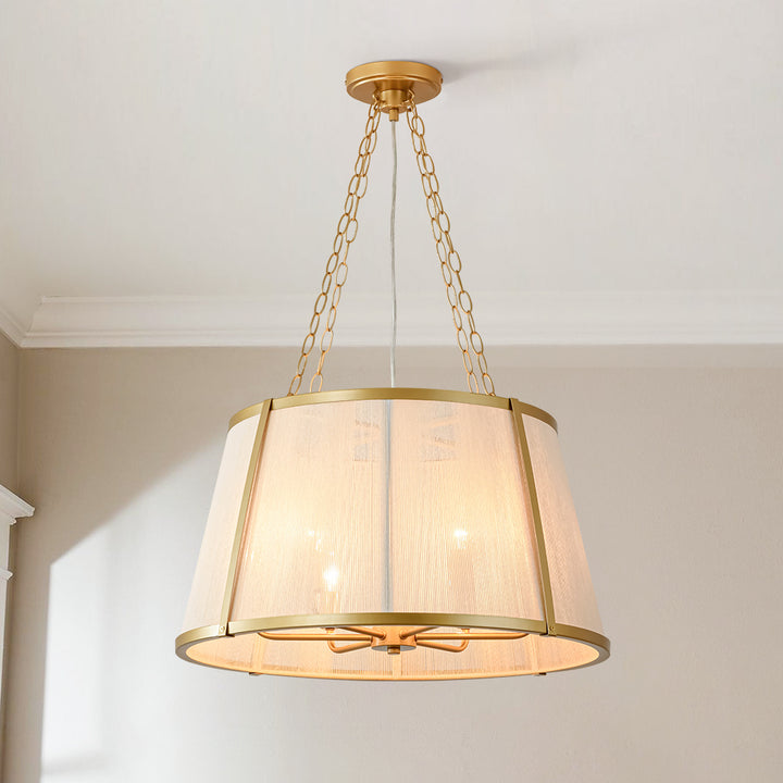 Noctiva 6-Light Dimmable Dome Kitchen Island Modern Pendant (24") Brightelier