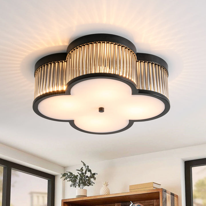 Arvola 4-Light Dimmable Transitional Unique Statement Flush Mount(15") My Store