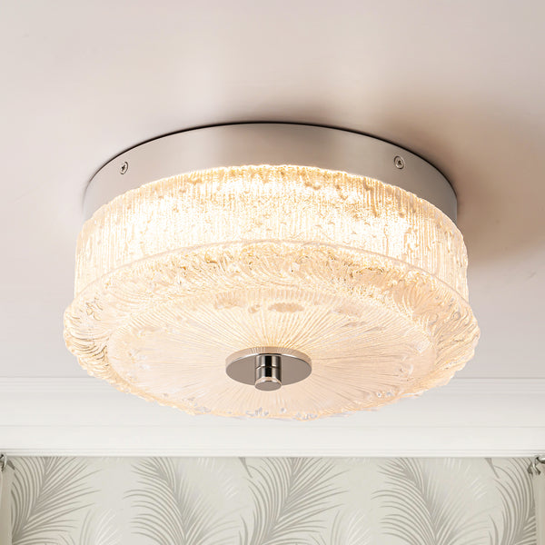 Brindlea LED Dimmable Dome Cage Modern Flush Mount (10")