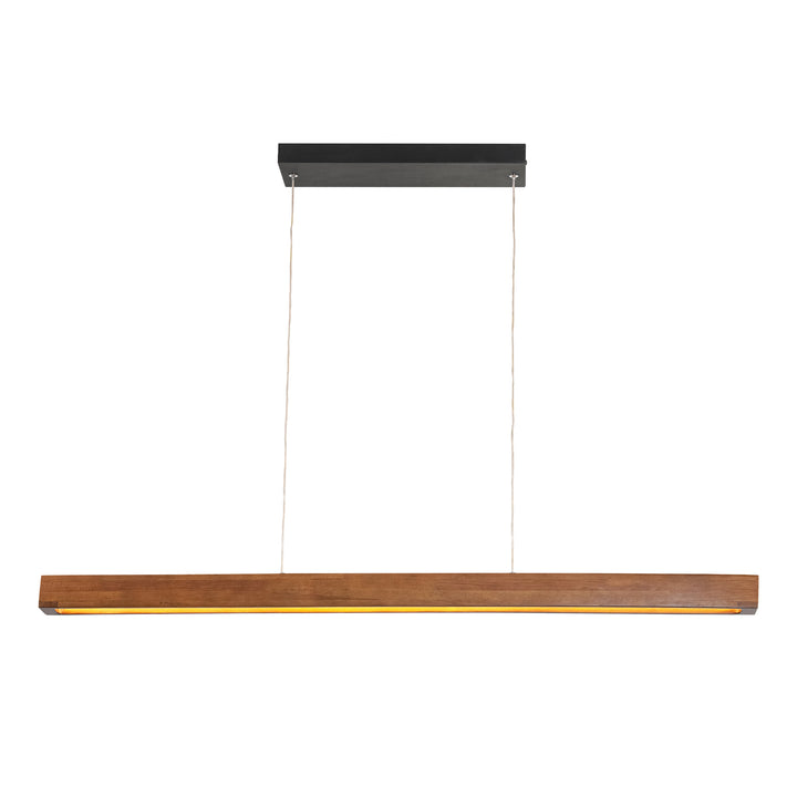 Lumisca Integrated LED Wood Linear Farmhouse Chandelier (40") Brightelier