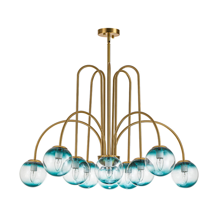 Dresqui 10-Light Glass Bubble Sputnik Modern Chandelier (39") My Store