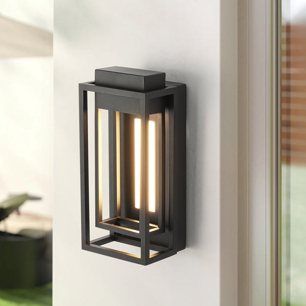 Castrelle 1-Light LED Contemporary Outdoor Wall Sconce (7") Brightelier