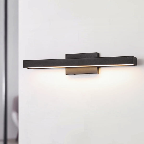 Velenta 1-Light Dimmable LED Contemporary Linear Outdoor Wall Sconce(23")
