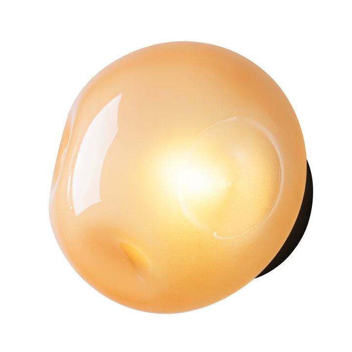 Hearthline 1-Light Unique Dimmable Modern Glass Shaded Wall/Ceiling Mounted Light (7") Brightelier