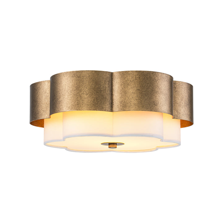 Apex 2-Light Dimmable Transitional Vintage Flush Mount (14") Brightelier
