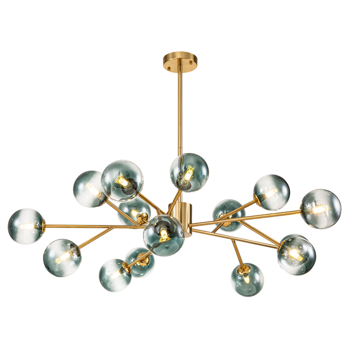 Veylin 15-Light Sputnik Modern Linear Glass Bubble Chandelier(41") My Store
