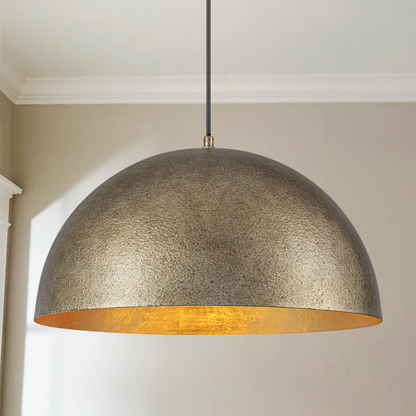Sparla 1-Light Dimmable Dome Kitchen Island Pendant (20") Brightelier