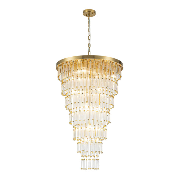 Faylux 13-Light Luxury Crystal Contemporary Glam Chandelier (24")