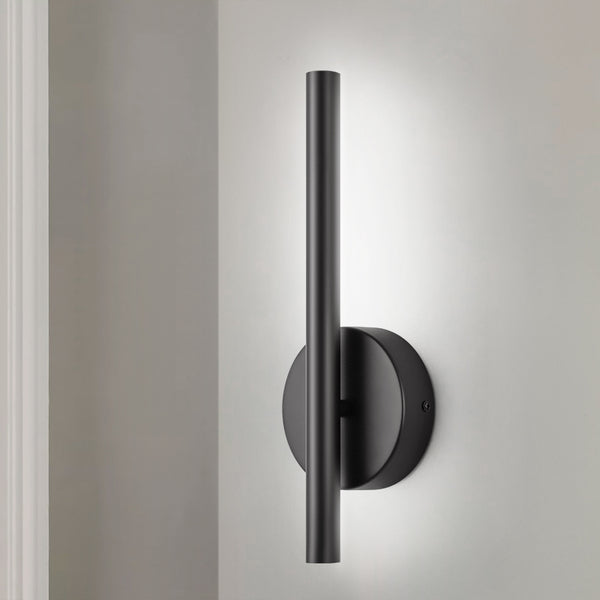 Luntra 1-Light Dimmable LED Modern Cylinder Wall Sconce (14")