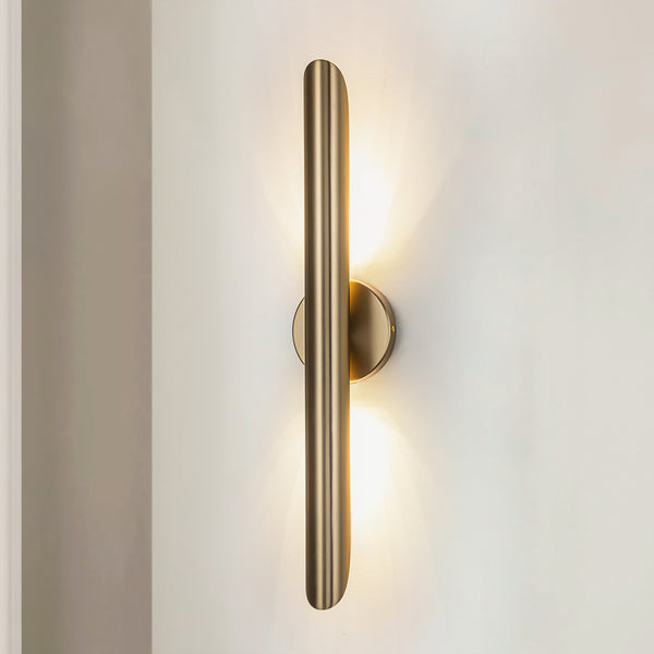 Noctura 2-Light Dimmable LED Mid-Century Vanity Light (4")