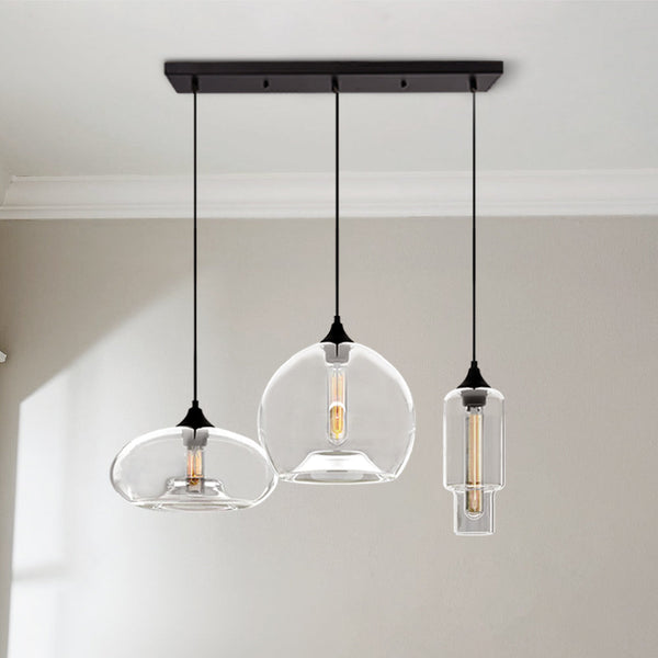 Lunara 3-Light Globe Linear Kitchen Island Modern Pendant (28") My Store