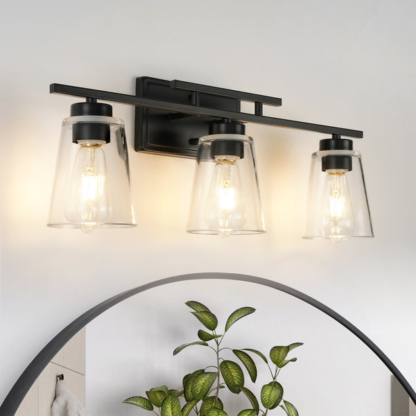 Ballora 3-Light Dimmable Country Vanity Light (24")