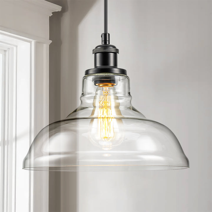 Sylvia 1-Light Dimmable Industrial Pendant (28") Brightelier