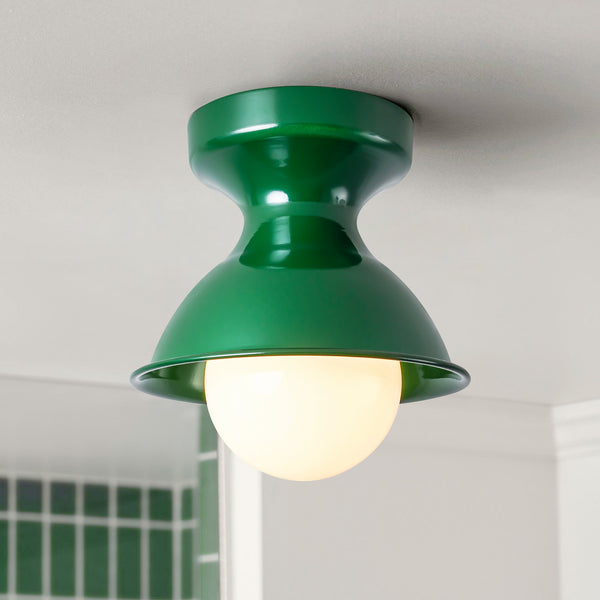Framix 1-Light Contemporary Semi-Flush Mount (22")