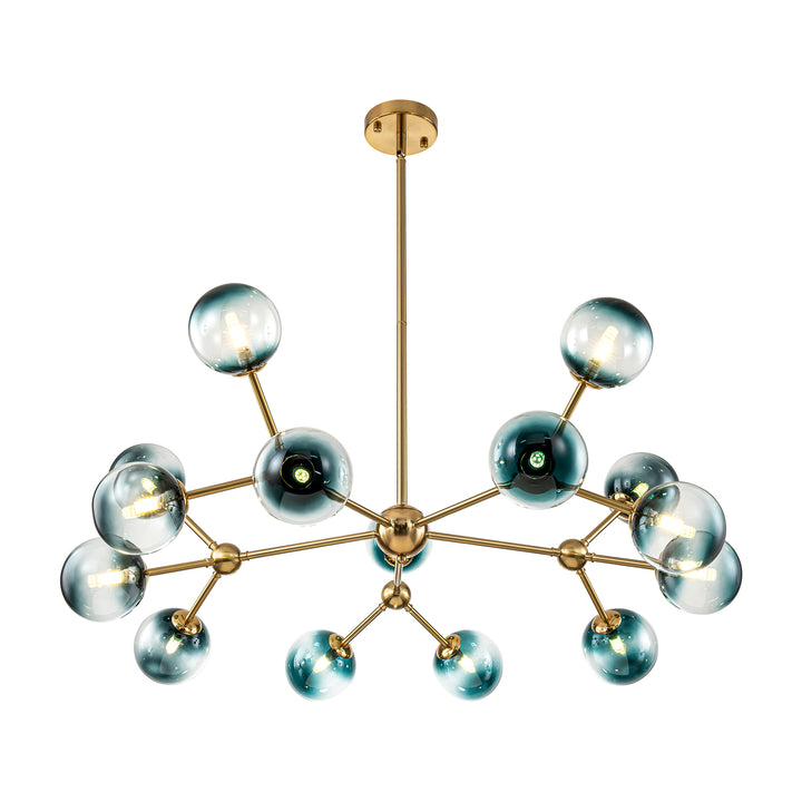 Veylin 15-Light Sputnik Bubble Modern Glam Chandelier (45") Brightelier