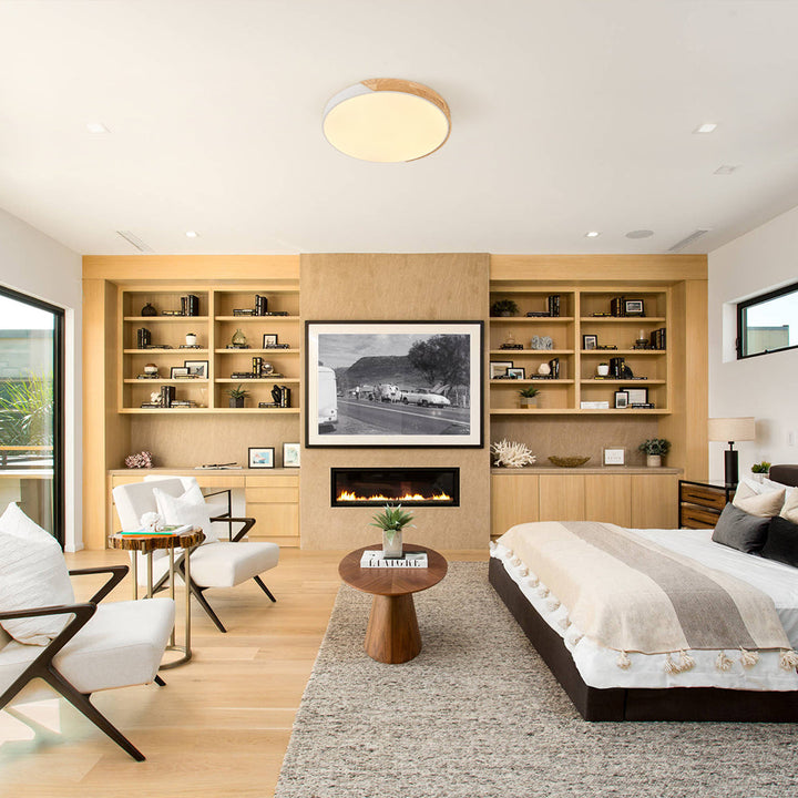 Lumisca 1-Light Dimmable LED Modern Flush Mounted Sconce (11"-15") My Store