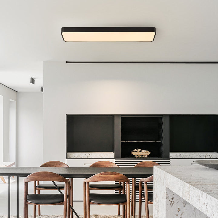 Lumisca LED Wood Integrated Contemporary Flush Mount (35") Brightelier