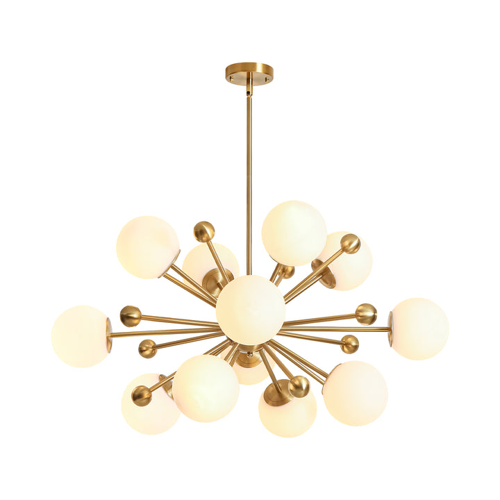 Roxley 12-Light Glass Bubble Sputnik Glam Chandelier (37") Brightelier