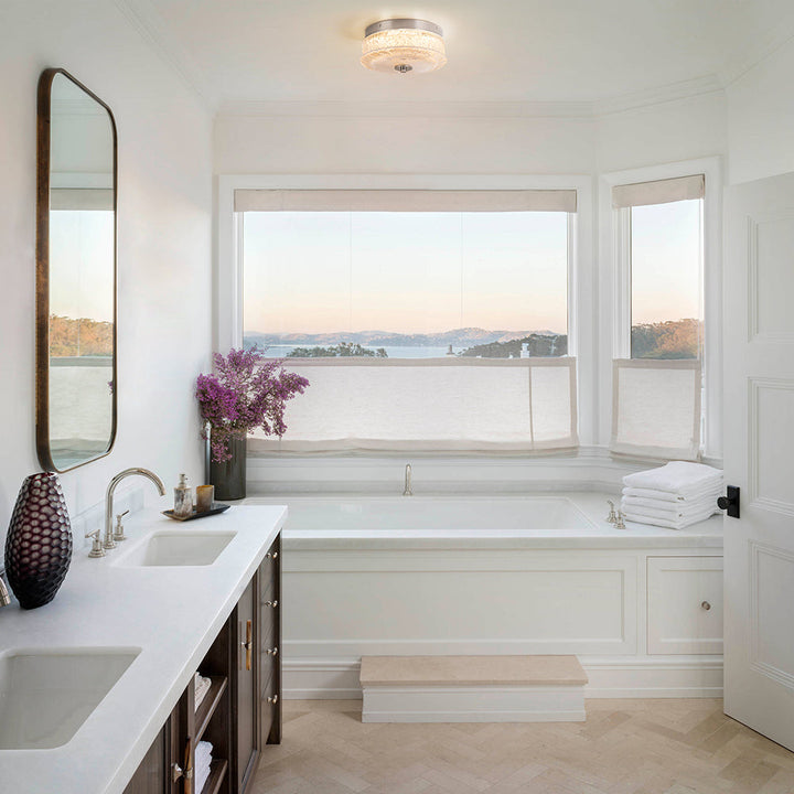 Brindlea LED Dimmable Dome Cage Modern Flush Mount (10") My Store