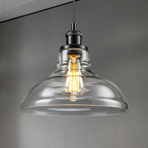 Sylvia 1-Light Dimmable Industrial Pendant (28")
