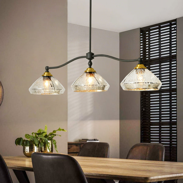 Zanthor 3-Light Dimmable Farmhouse Cone Chandelier (39") My Store