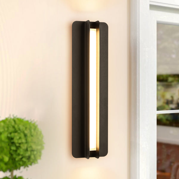 Castrelle 1-Light LED Hardwired Integrated Outdoor Wall Light