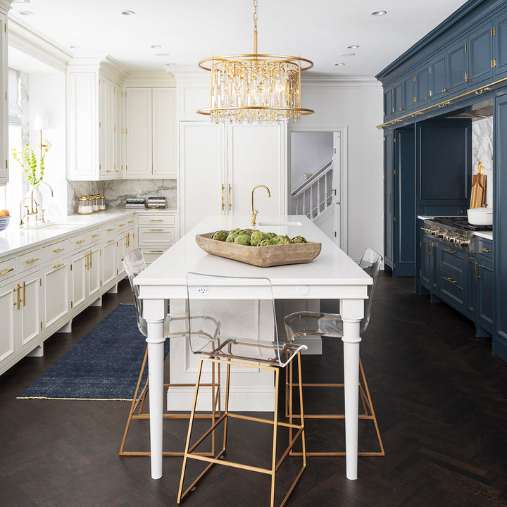 Noctiva 5-Light Dimmable Dome Contemporary Chandelier (23") Brightelier