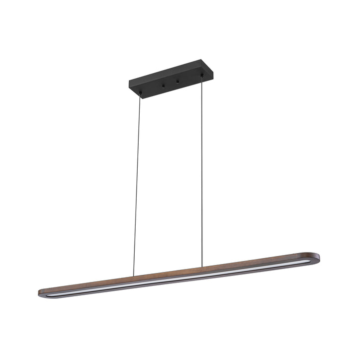 Lumisca Integrated LED Wood Linear Farmhouse Chandelier (47") Brightelier