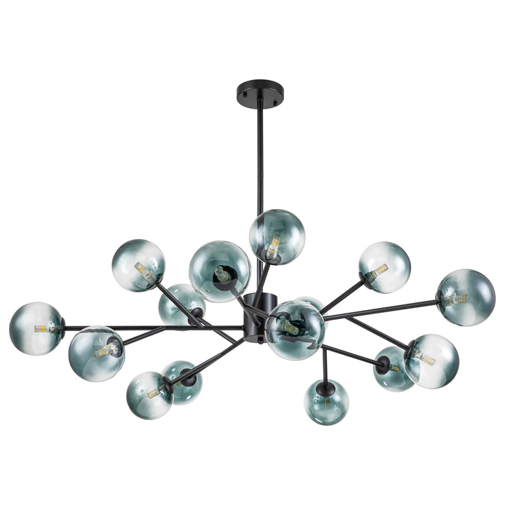 Veylin 15-Light Sputnik Modern Linear Glass Bubble Chandelier(41") My Store