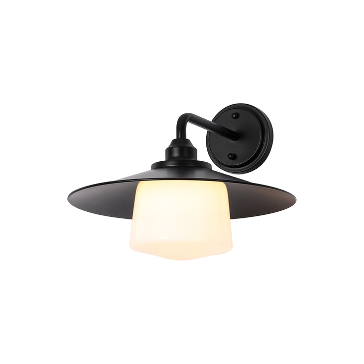 Tranquix 1-Light Outdoor Hardwired Traditional Wall Sconce (14") Brightelier