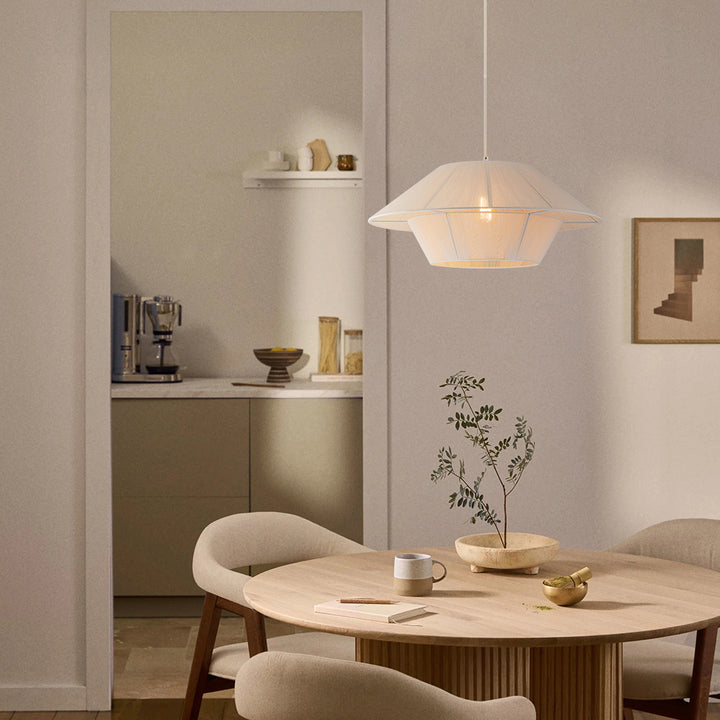 Brilune 1-Light HandWoven Farmhouse Chandelier (24") Brightelier