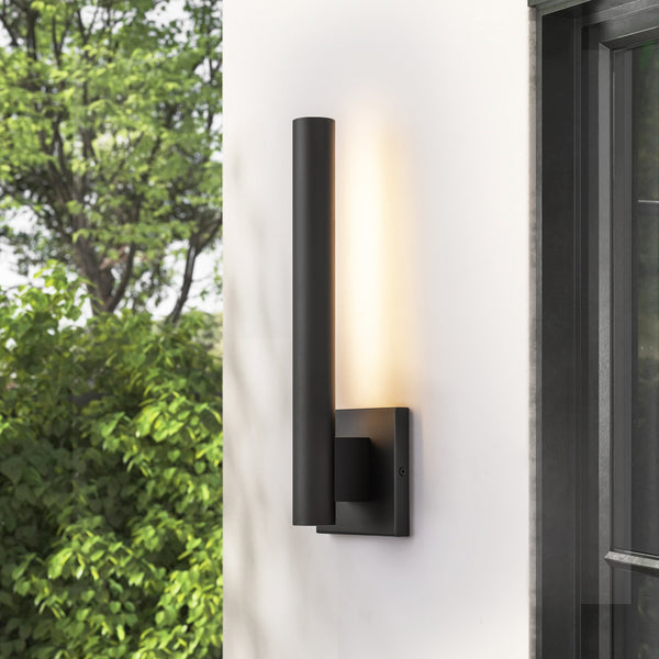 Noctelle 1-Light LED Linear Industrial Modern Outdoor Sconce (16")