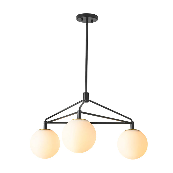 Veylin 3-Light Dimmable Glass Modern Geometric Chandelier (30") My Store