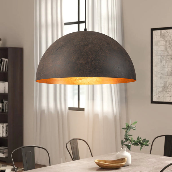 Noctiva 1-Light Dimmable Dome Modern Kitchen Island Pendant (20") My Store