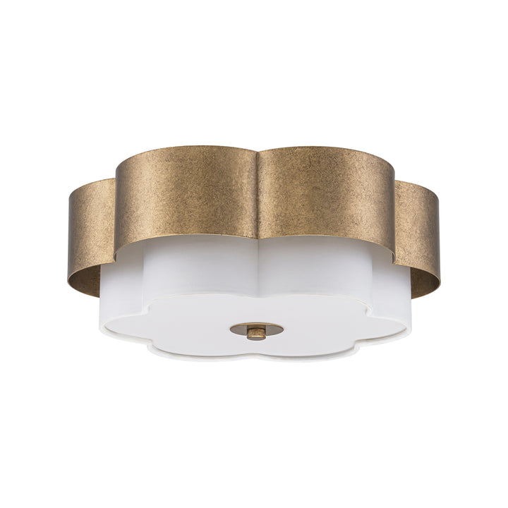 Apex 2-Light Dimmable Transitional Vintage Flush Mount (14") Brightelier