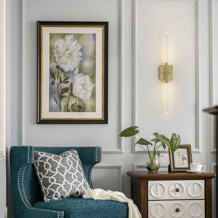 Tranquix 1-Light LED Linear Integrated Bar Bubble Accents Wall Sconce (28") My Store