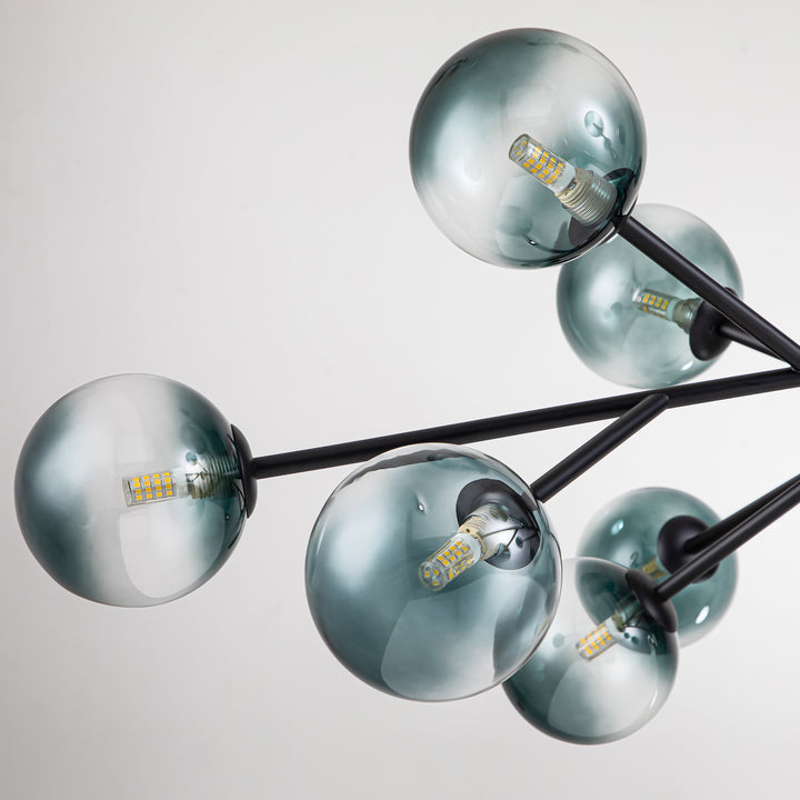 Veylin 15-Light Sputnik Modern Linear Glass Bubble Chandelier(41") My Store