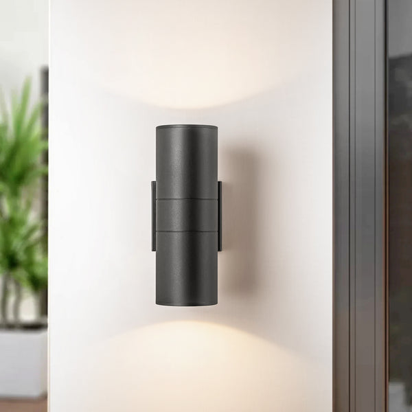Noctelle 1-Light LED Integrated Outdoor Industrial Wall Light (10")