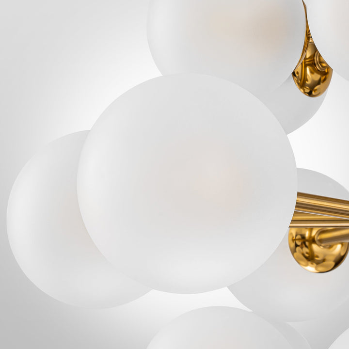 Lumiere 19-Light Dimmable Tiered Glass Bubble Modern Chandelier (21") My Store