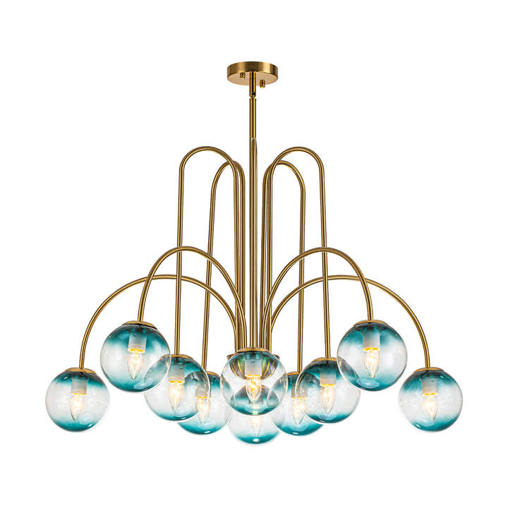 Dresqui 10-Light Glass Bubble Sputnik Modern Chandelier (39") My Store